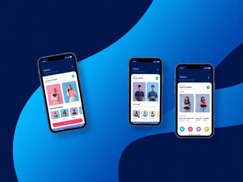 E-Commerce Mobile App illustration